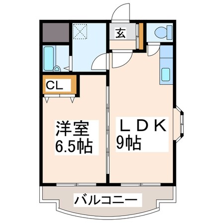 尾ノ上小学校前 徒歩1分 4階の物件間取画像